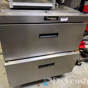DELFIELD STAINLESS TWO DRAWER REFRIGERATED STAND
