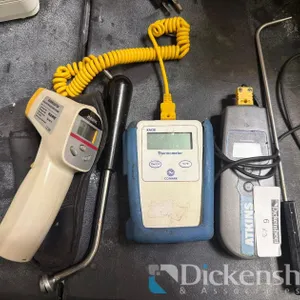 LOT OF (3) TEMPERATURE GAUGES