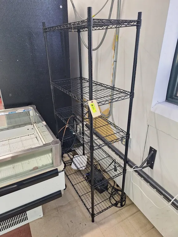Wire 5-Tier Shelf, 36"x16"x72"