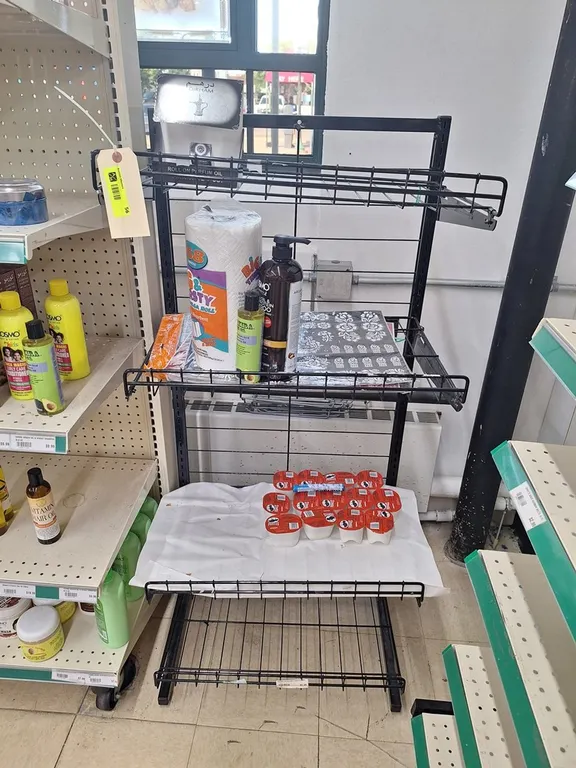 Metal Retail Shelf, 24"x18"x54"