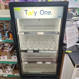True Glass 1-Door Refrigerate, Model: GDM-10, 115V, 25"x23"x58"