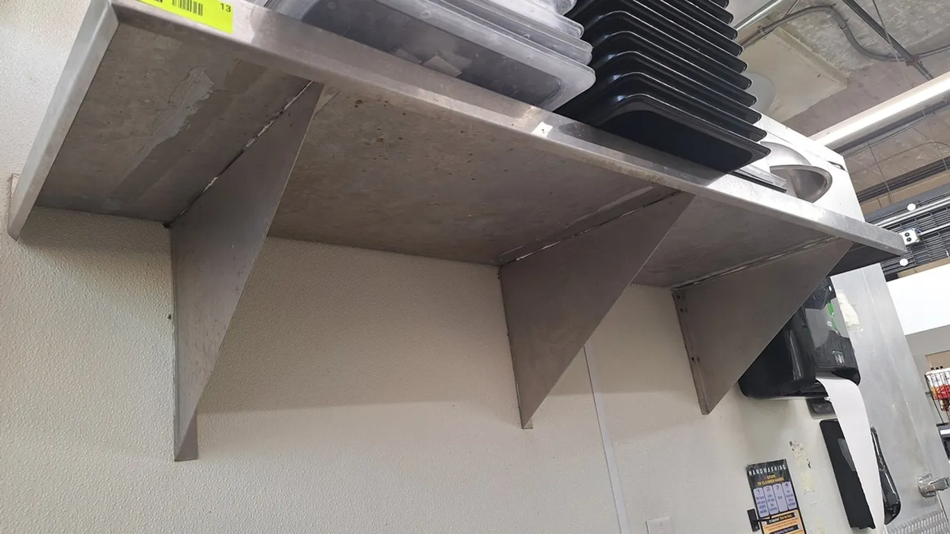 SS Wall Shelf, 60"x18"