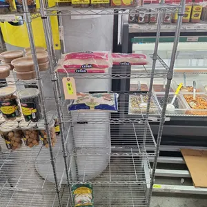 Wire 6-Tier Shelf, 24"x14"x61"