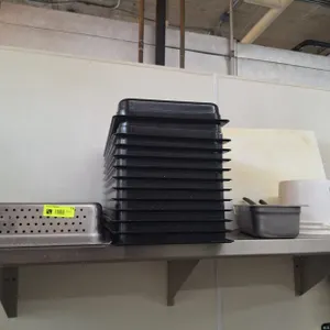 Assorted Plastic Full Pans, Half Pans and More