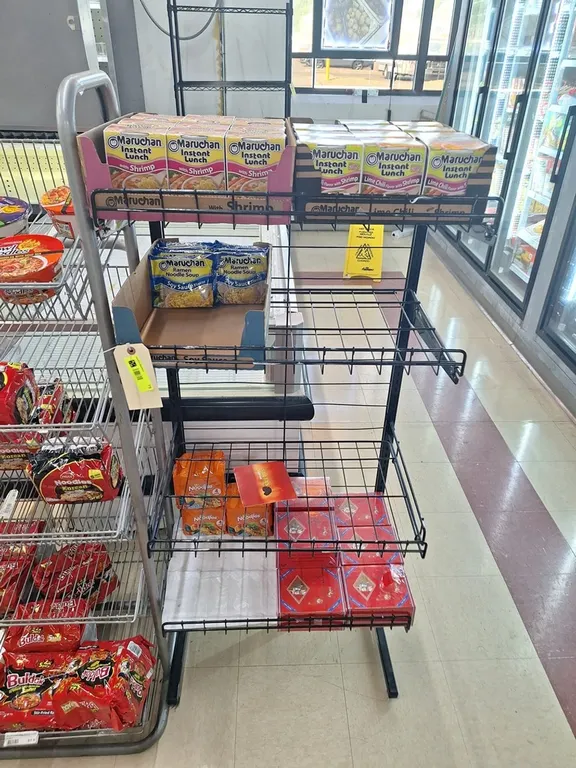 Metal Retail Shelf, 24"x18"x54"