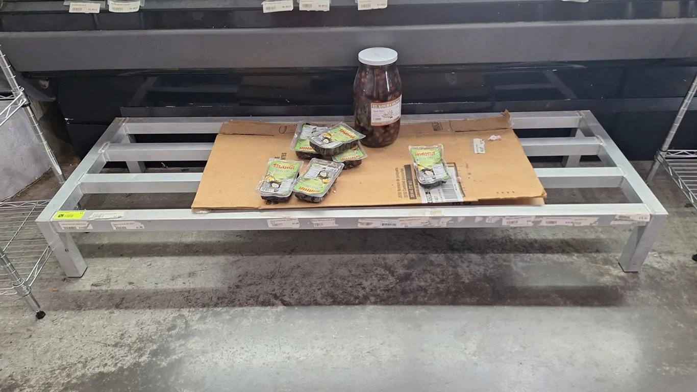 Aluminum Dunnage Rack, 60"x20"x8"