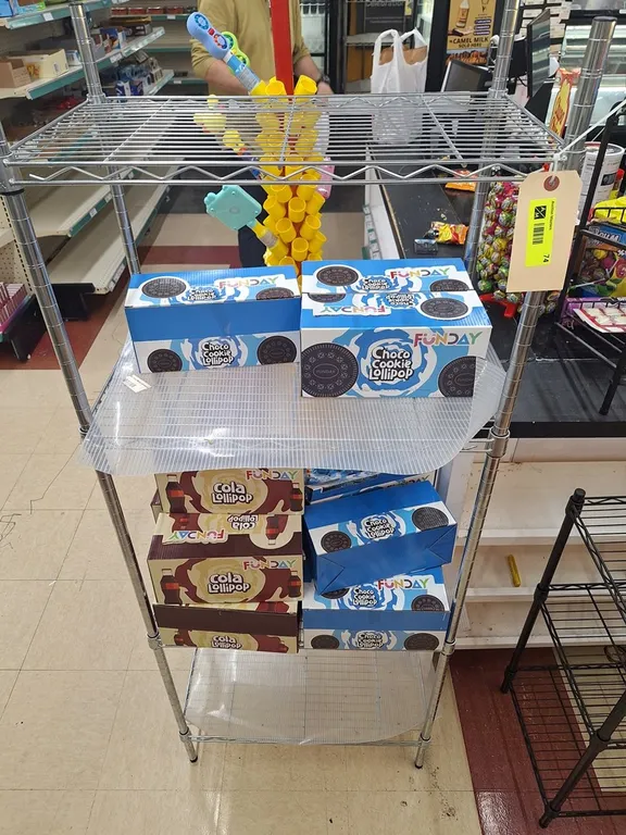Wire 6-Tier Shelf, 24"x14"x61"