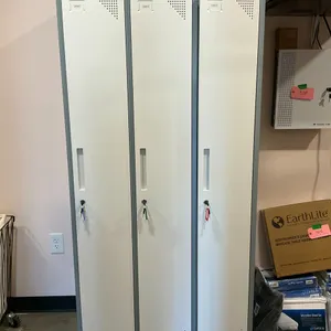 Three-Locker Storage