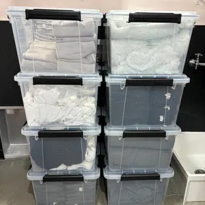 Large Totes of New Spa Linens