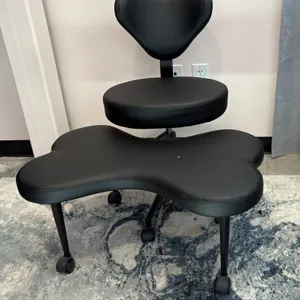 Olamide Ergonomic Cross-Legged Swivel Chair