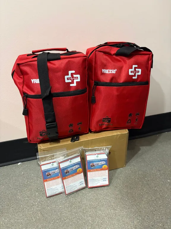 First aid Kit and Emergency Blankets