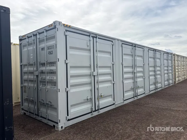 2026 40 ft High Cube Multi-Door Storage Container