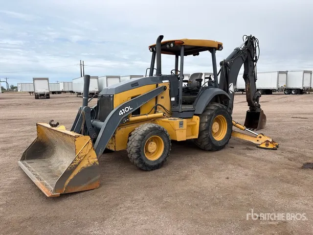 2015 John Deere 410L 4x4 Backhoe Loader