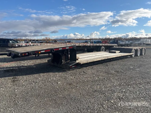 1998 Gerry 35 ton Tri/A Lowboy Trailer
