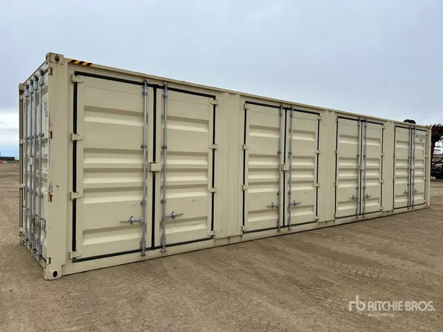 2025 40 ft High Cube Multi-Door Storage Container