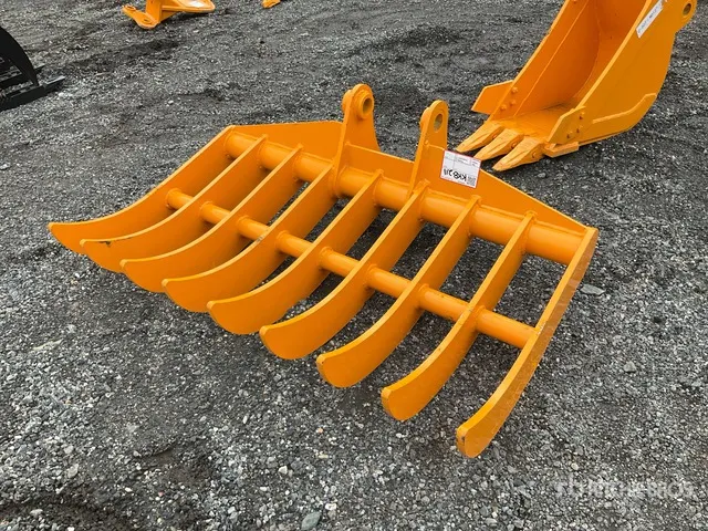 2026 GIYI 45 in Excavator Rake - Fits Cat 307 (Unused)