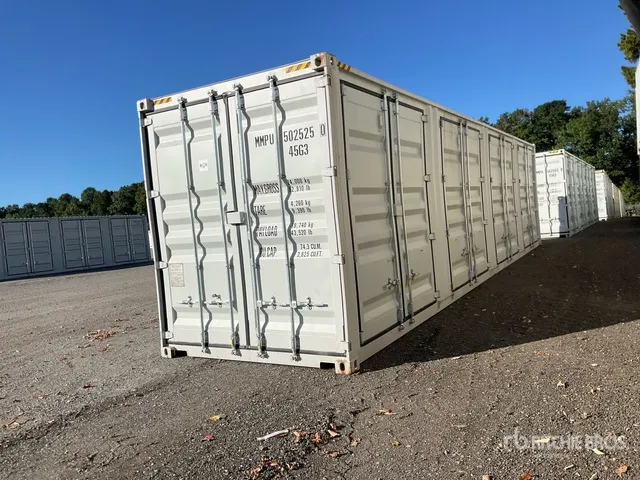 2026 40 ft High Cube Multi-Door Storage Container