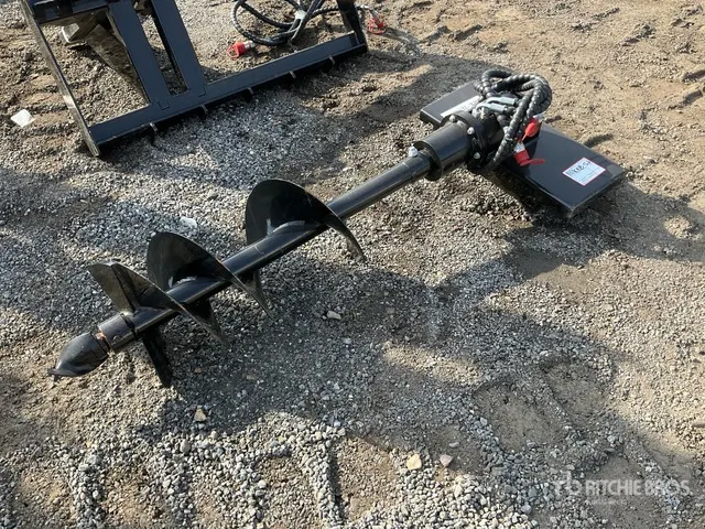 2026 GIYI 12 in Mini Skid Steer Auger (Unused)