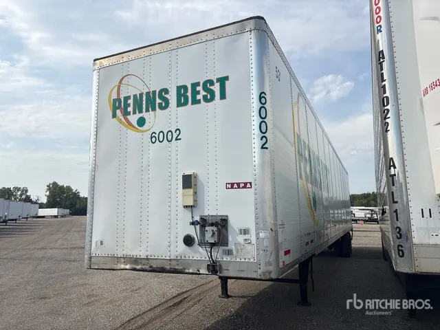 2014 Wabash DVCVHPC 53 ft x 102 in T/A Van Trailer