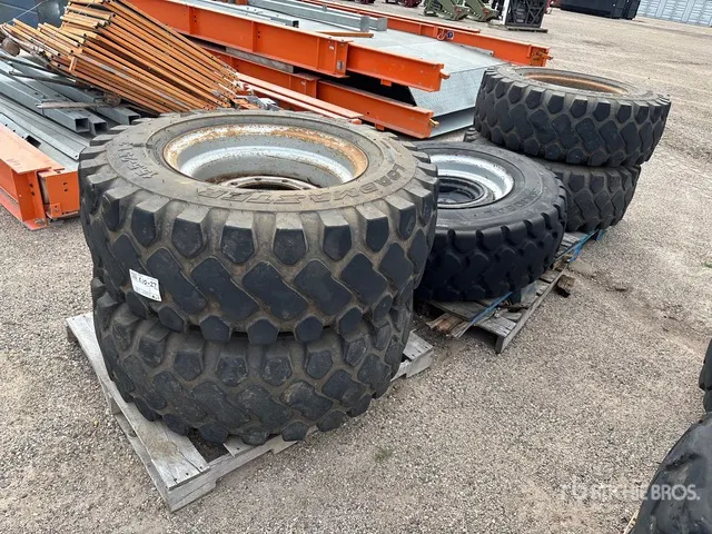 Quantity of (5) 15.5-25 Tires