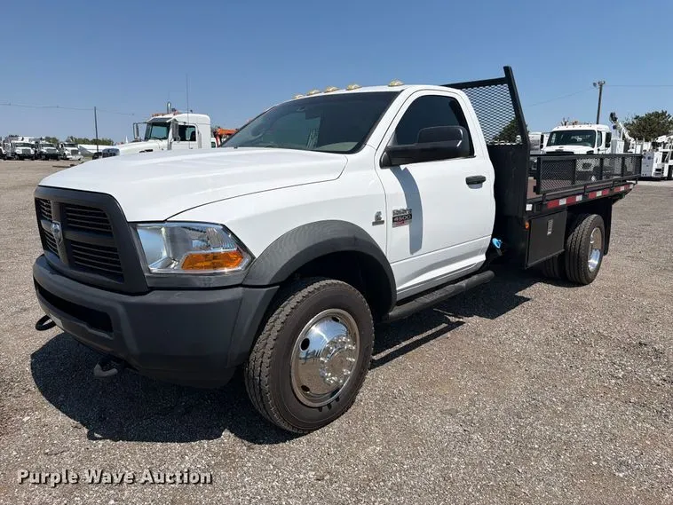 2012 Dodge Ram 4500 Heavy Duty flatbed truck
