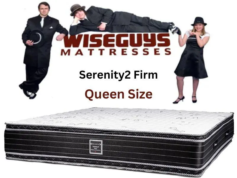 Serenity 2 Firm Queen Mattress + Foundation by Dream Star from Wise Guys Mattresses, Saskatoon (Retail Value $1,699)