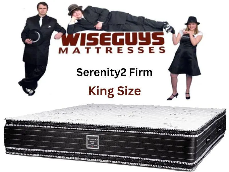 Serenity 2 Firm King Mattress + Foundation by Dream Star from Wise Guys Mattresses, Saskatoon (Retail Value $1,899)