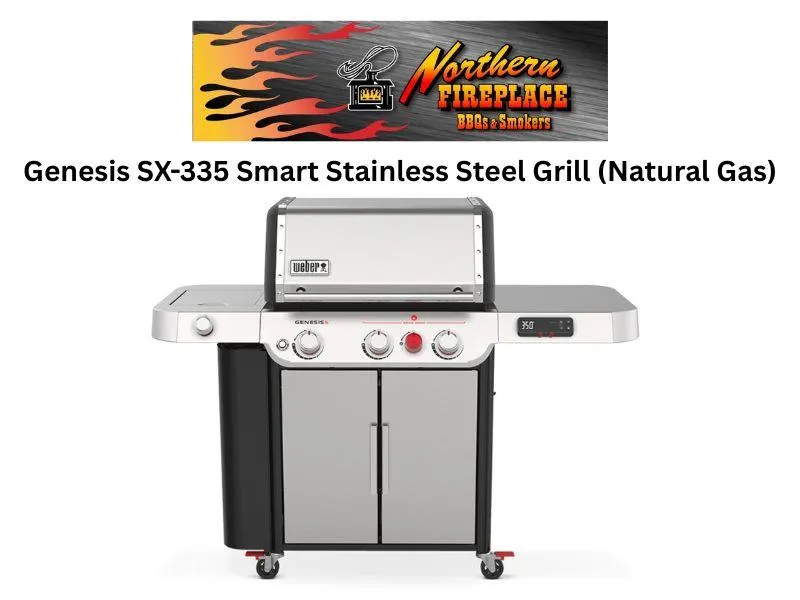 Weber Natural Gas Genesis Smart Grill from Northern Fireplace, Saskatoon (Retail Value $2,549)