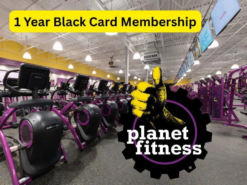 1 Year Black Card Membership from Planet Fitness, Saskatoon (Retail Value $430)