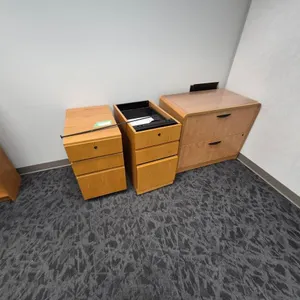 Wood Office Storage Cabinet
 UNRESERVED
