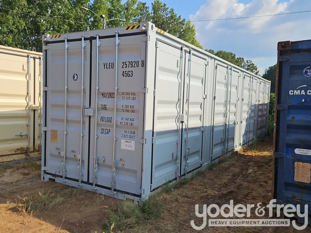 40' HC Multi-Door Container, 4 Door