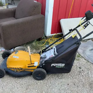 Power Max 18” Electric Lawn Mower, Model 04-058, 120V, 13A, With Grass Bag and Charger