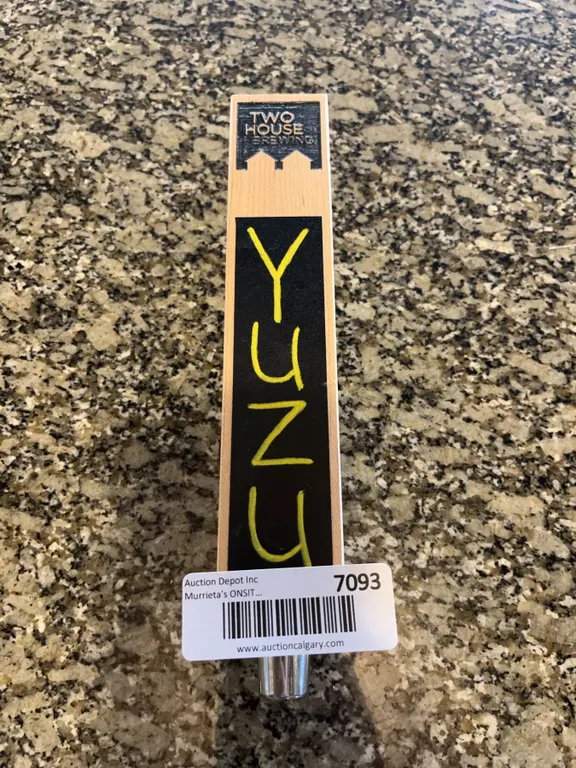 Two House Brewing Yuzu Beer Tap Handle