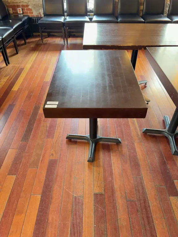 Rectangular Wood Restaurant Table 34"x23.5"x30"