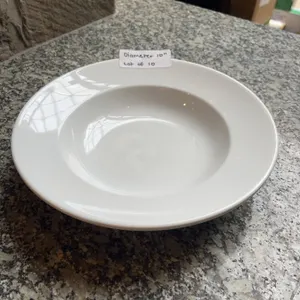 Lot of 10 - White Circular Dining Bowls, 10â€ Diameter