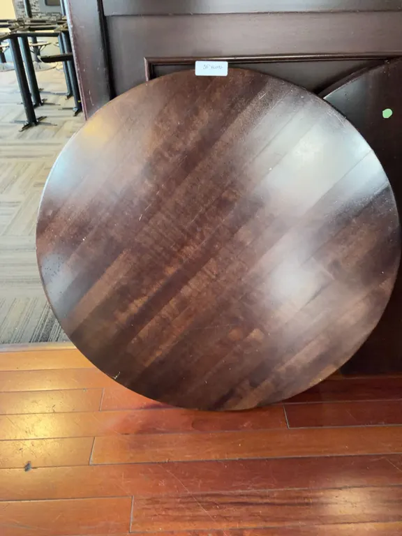 36-Inch Round Wooden Tabletop !Top Only!