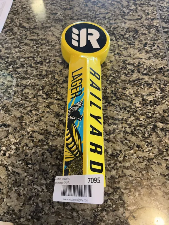 Railyard Lager Beer Tap Handle