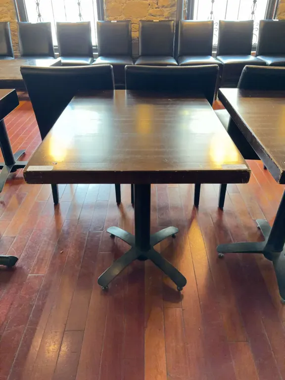 Rectangular Wood Restaurant Table 24"x32"x30"