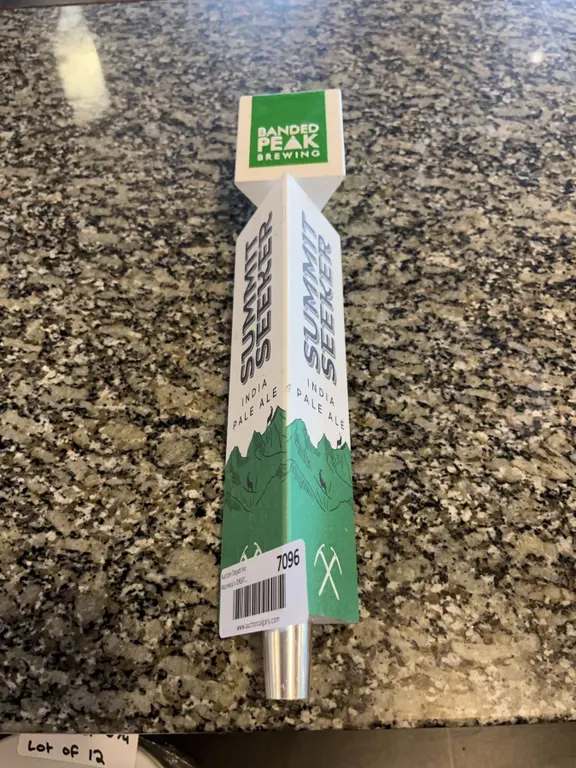 Banded Peak Brewing Summit Seeker IPA Beer Tap Handle