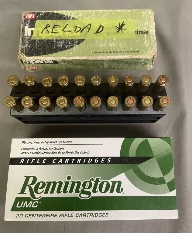 Two boxes of 20 Remington .223 cal. CF