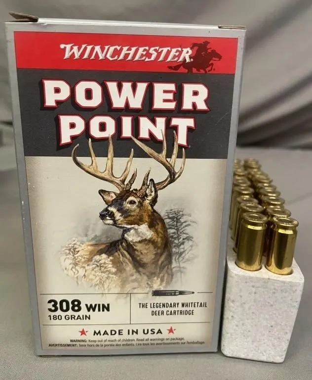 Box of 20 Winchester Power-Point .308 cal. WIN