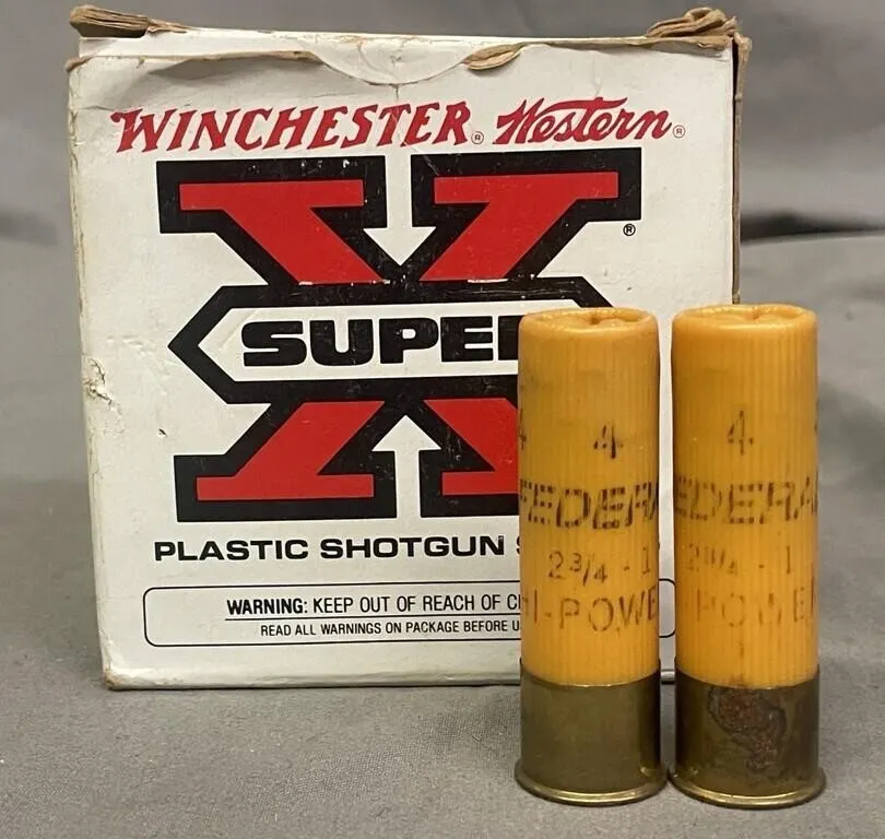 Box of 23 Federal Hi Power 20 ga. shotshells. #4