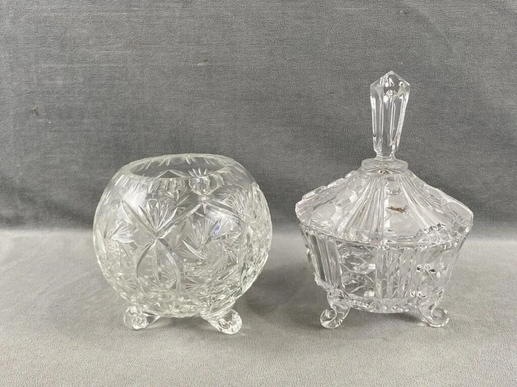 Crystal Footed Dishes