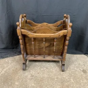 Wooden Magazine Basket