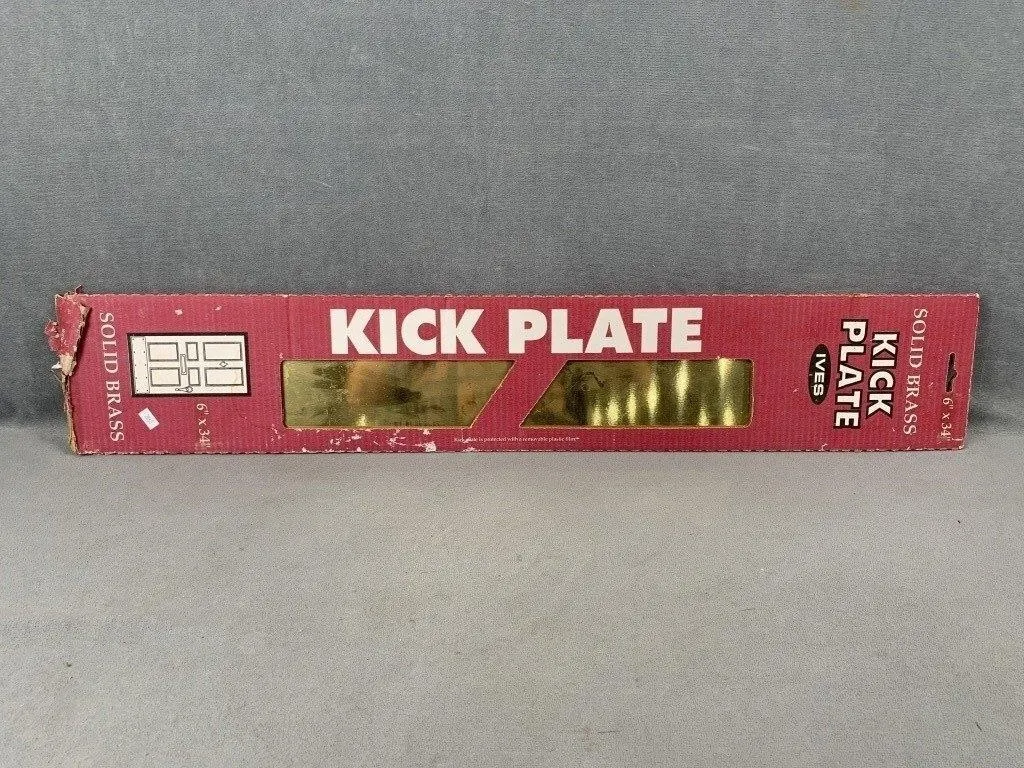Solid Brass Kick Plate