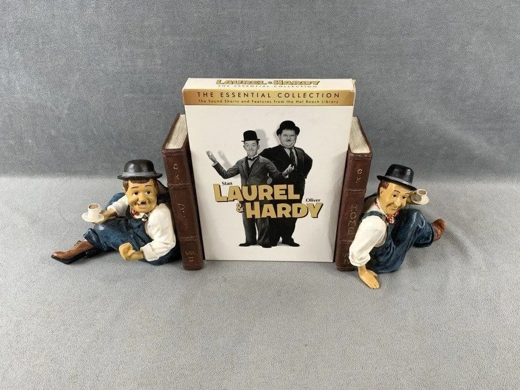 Laurel & Hardy Book Ends & Discs