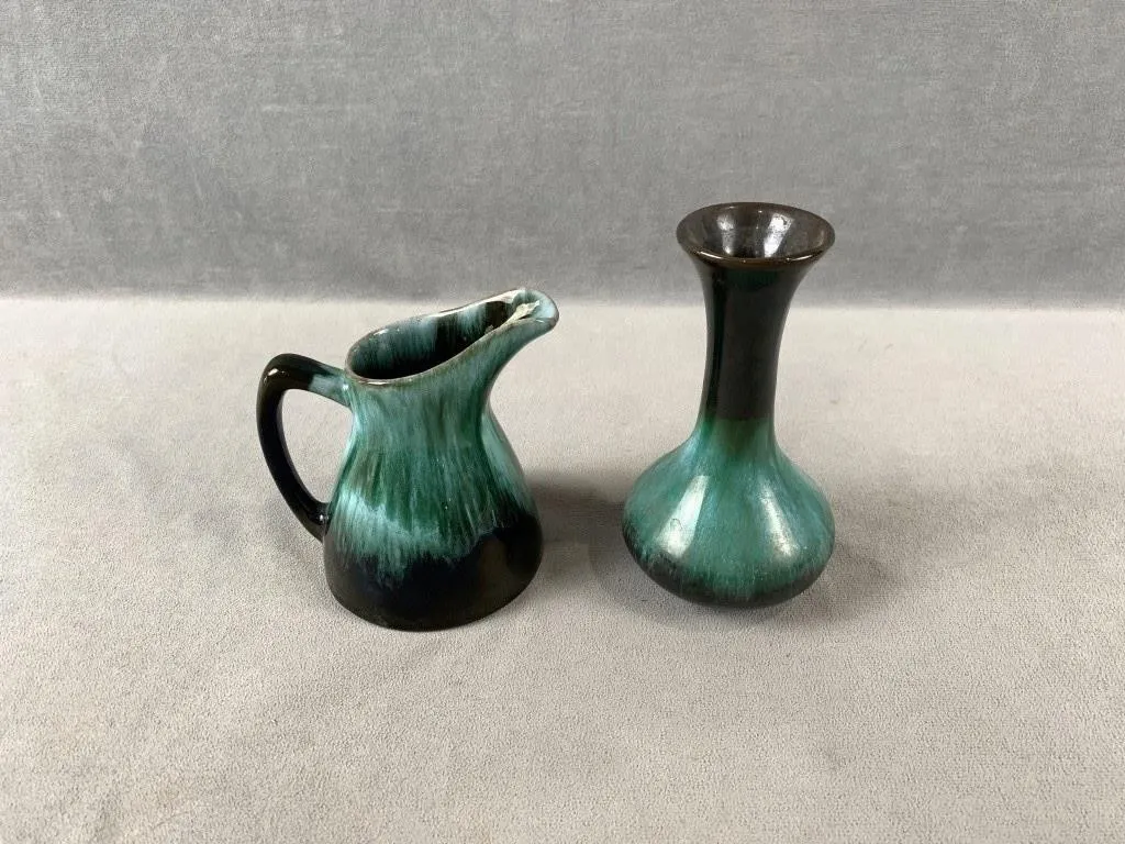 Blue Mountain Pottery Vase & Pitcher
