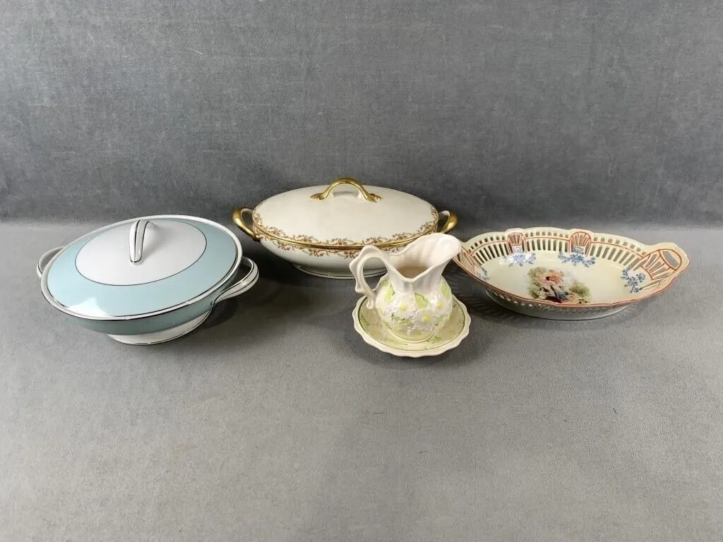 Casserole Dishes, Pitcher, etc
