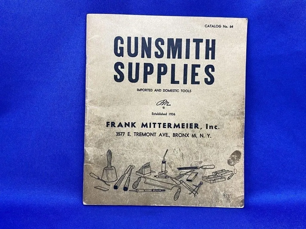 Vintage Gunsmith Supplies Catalogue