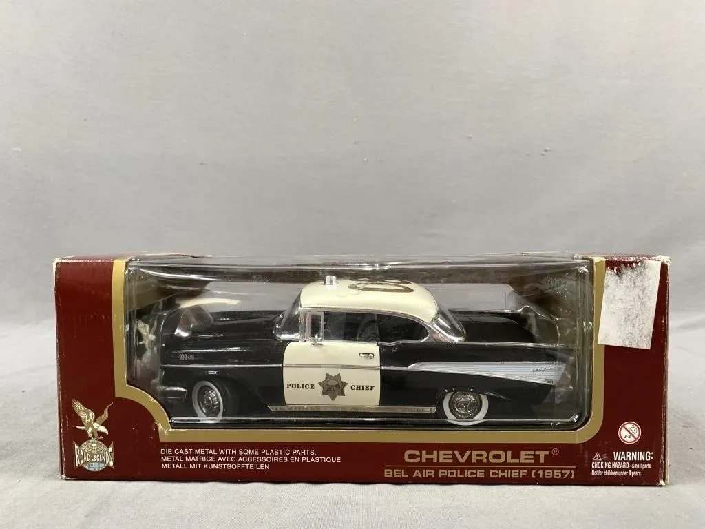 1957 Chevrolet Bel Air Police Chief Model Car